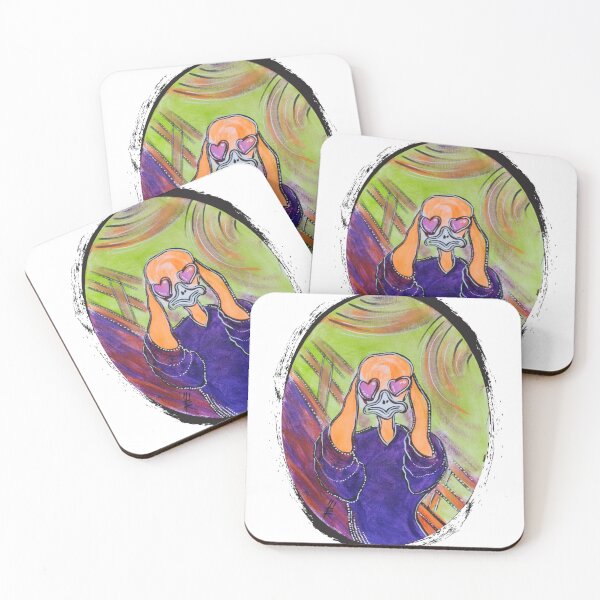 Item preview, Lo struzzo interpreta l'urlo di Munch designed and sold by ElenaMauriArt.