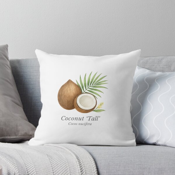 Item preview, Coconut ‘Tall’ – Tropical Beach Botanical Illustration designed and sold by BloomKind.