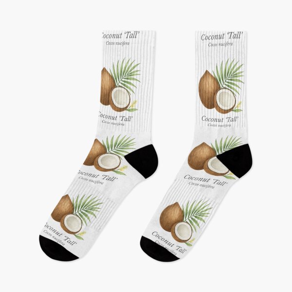 Item preview, Coconut ‘Tall’ – Tropical Beach Botanical Illustration designed and sold by BloomKind.