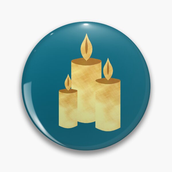 Item preview, Golden Candles on blue - Calm, Sensory-Friendly designed and sold by CreaTwinkles.