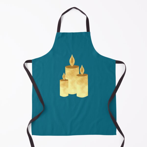 Item preview, Golden Candles on blue - Calm, Sensory-Friendly designed and sold by CreaTwinkles.