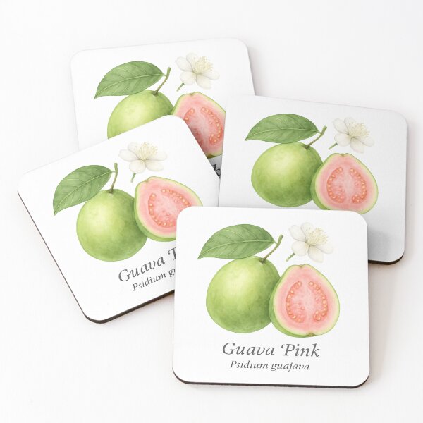 Item preview, Guava ‘Pink’ – Floral Tropical Botanical Illustration designed and sold by BloomKind.