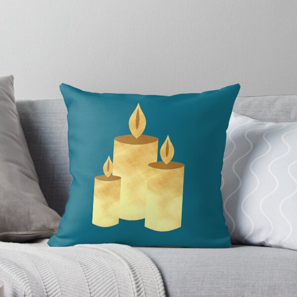 Item preview, Golden Candles on blue - Calm, Sensory-Friendly designed and sold by CreaTwinkles.