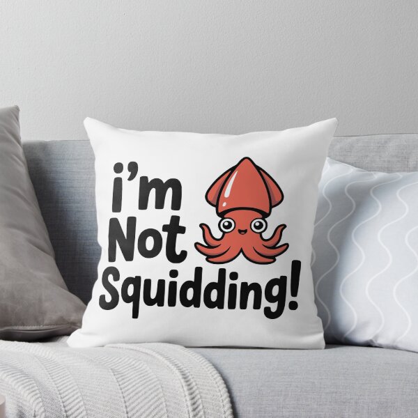 Item preview, I'm Not Squidding! Cute Squid Pun designed and sold by PMCreative.