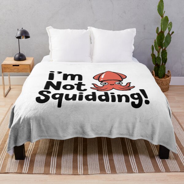 Item preview, I'm Not Squidding! Cute Squid Pun designed and sold by PMCreative.