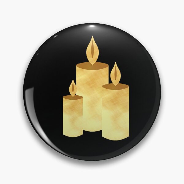 Item preview, Golden Candles on black - Calm, Sensory-Friendly designed and sold by CreaTwinkles.