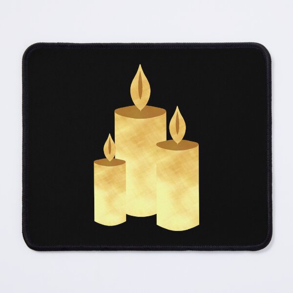 Item preview, Golden Candles on black - Calm, Sensory-Friendly designed and sold by CreaTwinkles.