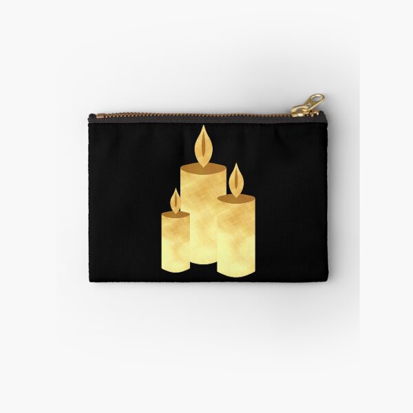 Item preview, Golden Candles on black - Calm, Sensory-Friendly designed and sold by CreaTwinkles.