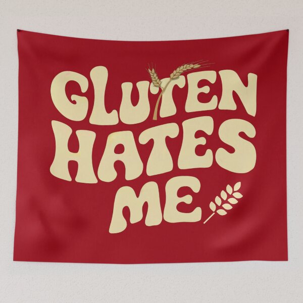 Item preview,  Gluten Hates Me designed and sold by gomofo1974.