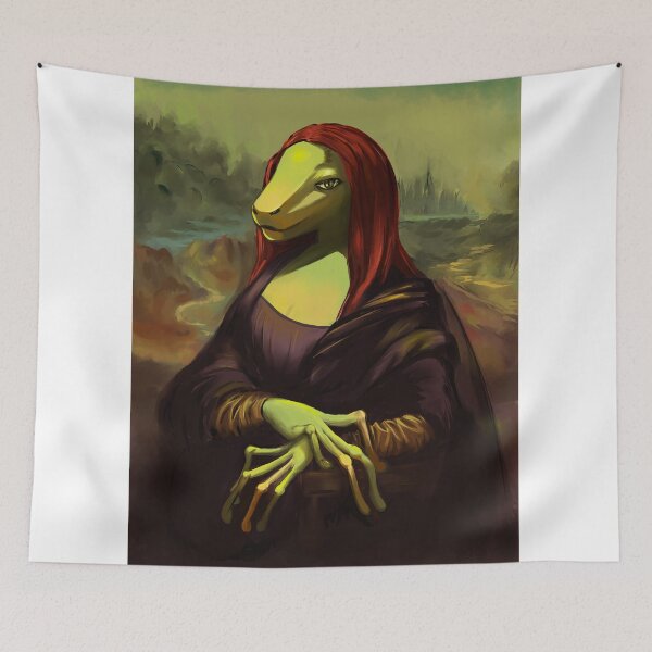 Item preview, Mona Lisa Mona Lizard designed and sold by Fangs-it.