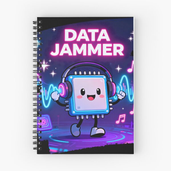 Item preview, Data Jammer by Modern Mojo | Cute Chip DJ Tech Art | Music & Coding Geek Gift designed and sold by Modern-Mojo.