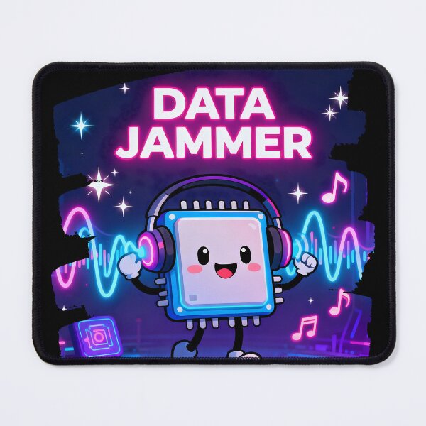 Item preview, Data Jammer by Modern Mojo | Cute Chip DJ Tech Art | Music & Coding Geek Gift designed and sold by Modern-Mojo.