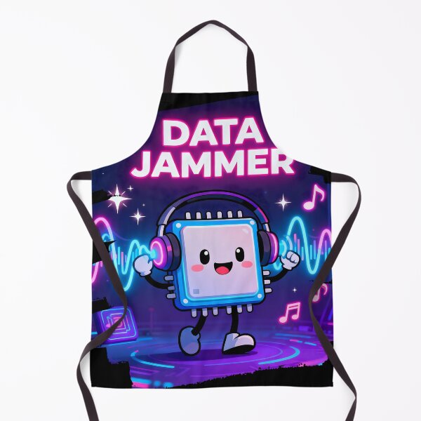 Item preview, Data Jammer by Modern Mojo | Cute Chip DJ Tech Art | Music & Coding Geek Gift designed and sold by Modern-Mojo.
