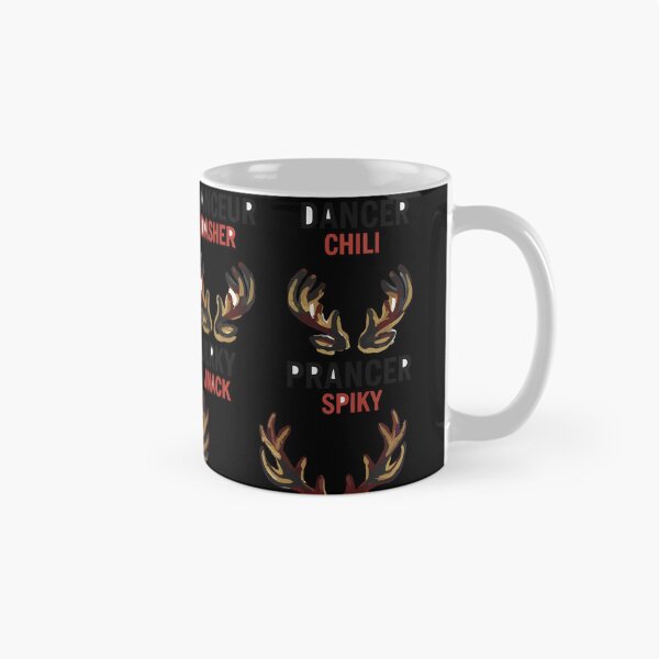 Item preview, Funny Reindeer Names and Antlers Holiday Chart designed and sold by BANKACEM.STORE.