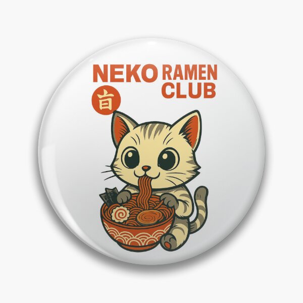 Item preview, Neko Ramen Club – kawaii Japanese cat shirt for anime fans designed and sold by PurfectAttitude.