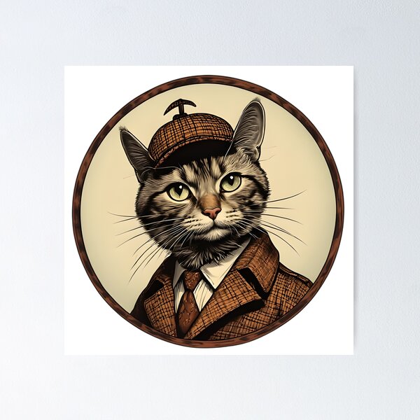 Item preview, Detective Cat #1 designed and sold by Sam-Tada.