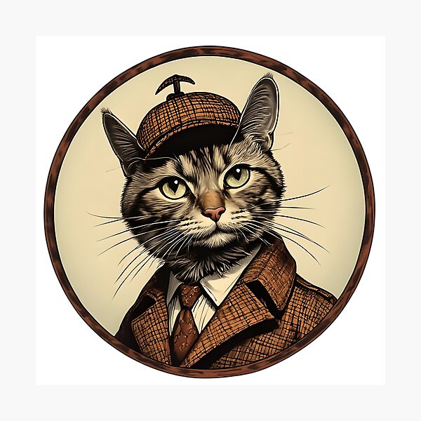 Item preview, Detective Cat #1 designed and sold by Sam-Tada.