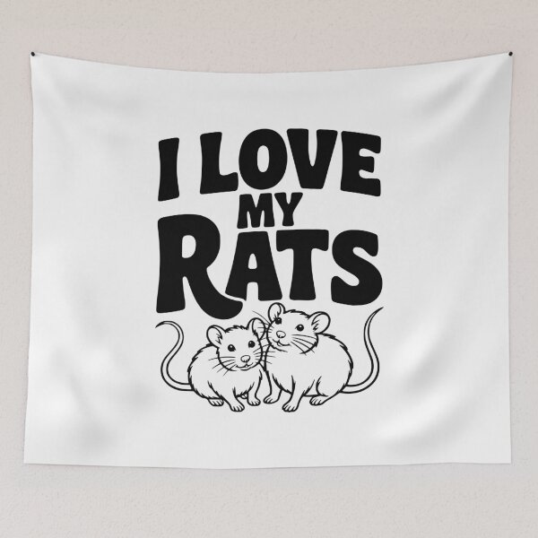 Item preview, I Love My Rats designed and sold by Frank Ring.