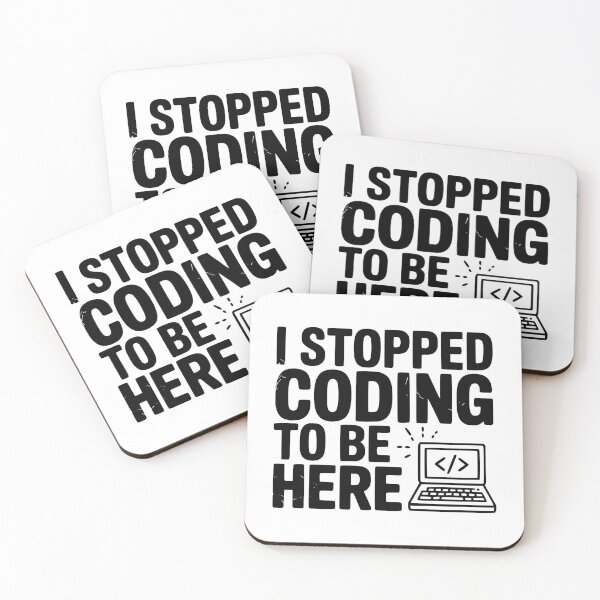 Item preview, I Stopped Coding To Be Here designed and sold by Frank Ring.