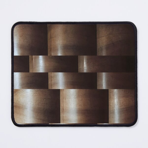 Item preview, Chestnut Wood Glitch Grid - Modern Abstract Texture  designed and sold by SergioMiklos.