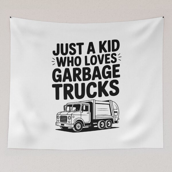 Item preview, Just a Kid Who Loves Garbage Trucks designed and sold by Frank Ring.