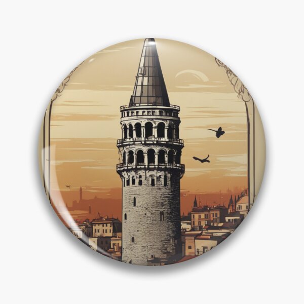 Item preview, Galata Tower Istanbul Turkey designed and sold by karyalangit.