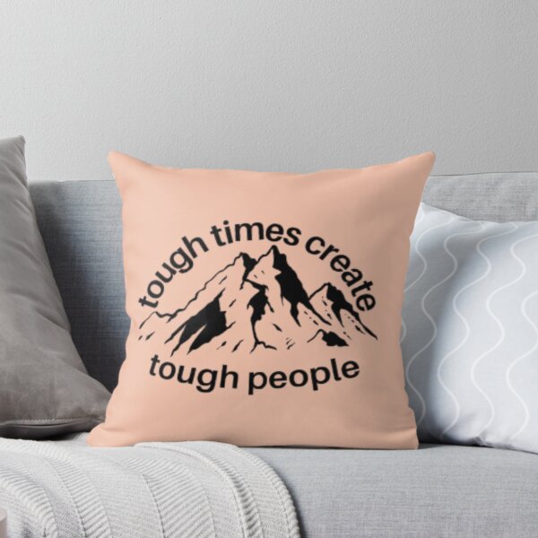 Item preview, Tough times create tough people motivational mountain graphic design designed and sold by neliswaj.