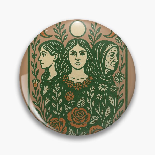 Item preview, Triple Moon Goddess designed and sold by FrictionMaxxing.