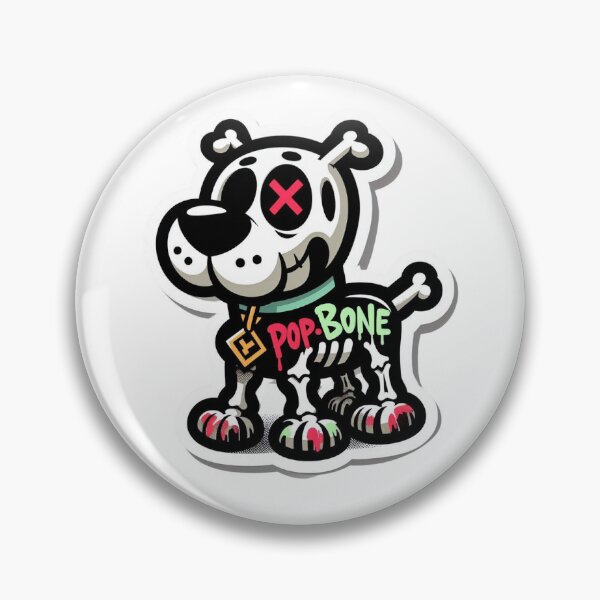 Item preview, "Bone-Appétit, Hollywood Hound: Pop- Bone’s Skeletons in the Fame Closet" designed and sold by Print Fiction.