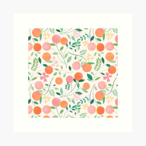 Peach Wall Art Redbubble