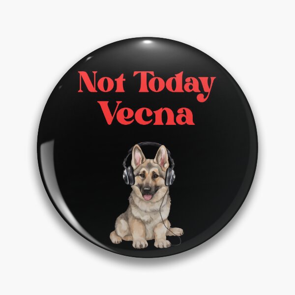 Item preview, Not Today Vecna German Shepherd Dog designed and sold by Imemewell.