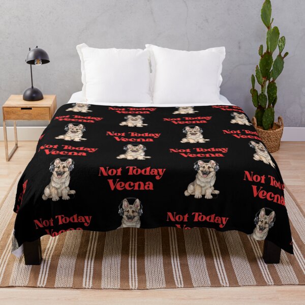Item preview, Not Today Vecna German Shepherd Dog designed and sold by Imemewell.