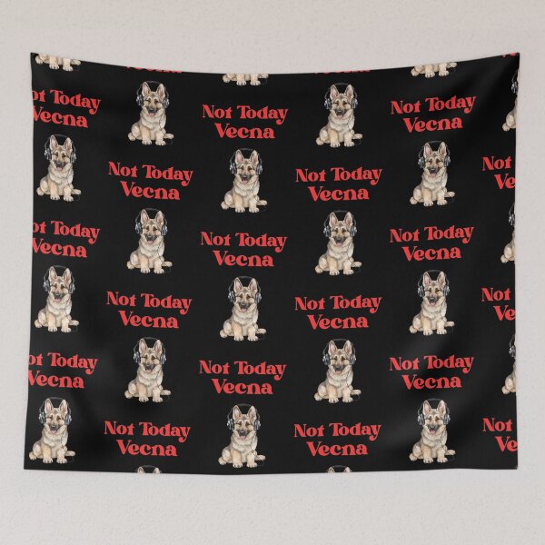 Item preview, Not Today Vecna German Shepherd Dog designed and sold by Imemewell.