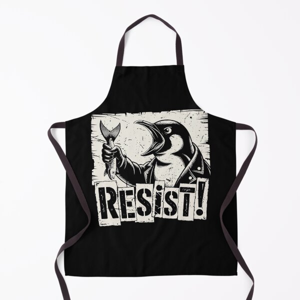 Item preview, Penguin “RESIST” – protest against tariffs designed and sold by EdgeDrip.