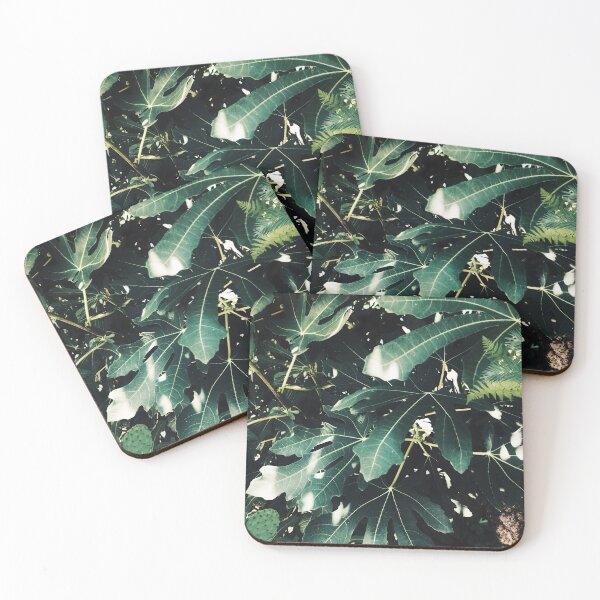 Item preview, Deep Emerald Fig Leaf Foliage - Dark Botanical Photo  designed and sold by SergioMiklos.