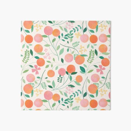 Vanilla Peaches Art Board Print