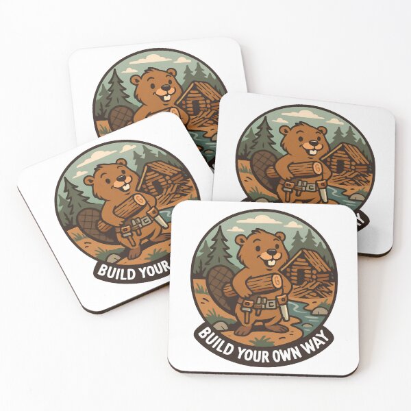 Item preview, Builder Beaver - Build Your Own Way designed and sold by Jakarprint.