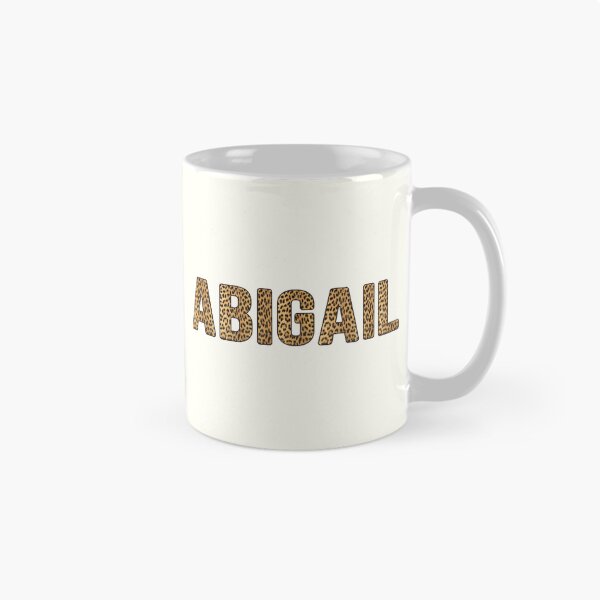 Aperçu de l'œuvre Abigail Name Imprimé léopard créée et vendue par Jeallan Designs.