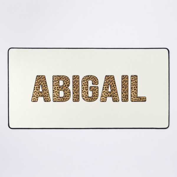 Item preview, Abigail Name Leopard Print designed and sold by Jeallan Designs.