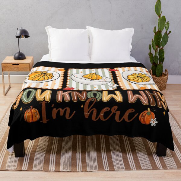 Item preview, Funny Fall Deviled Eggs Quote, You Know Why I'm Here Autumn Food Lover Design designed and sold by EvelysEmelia.
