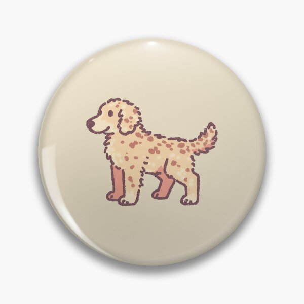 Item preview, Leopard Dog, soft pastel spotted illustration designed and sold by Magnificent Lizard.