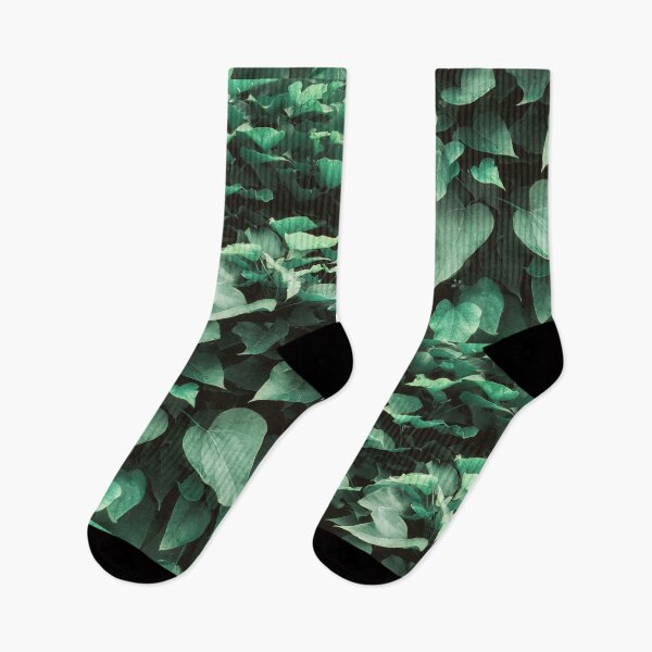 Item preview, Dense Emerald Heart Leaves - Moody Botanical Pattern  designed and sold by SergioMiklos.