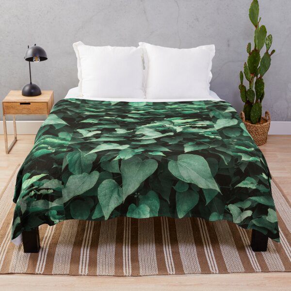 Item preview, Dense Emerald Heart Leaves - Moody Botanical Pattern  designed and sold by SergioMiklos.