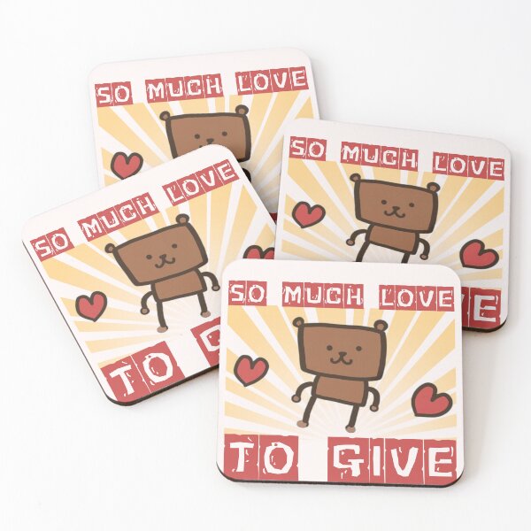 Item preview, So Much Love To Give Cute Bear designed and sold by Oommen Studio .