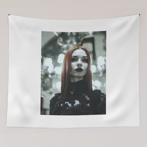 Item preview, Gothic Crimson & Ebony Portrait- Pandora Redd designed and sold by PandoraRedd.