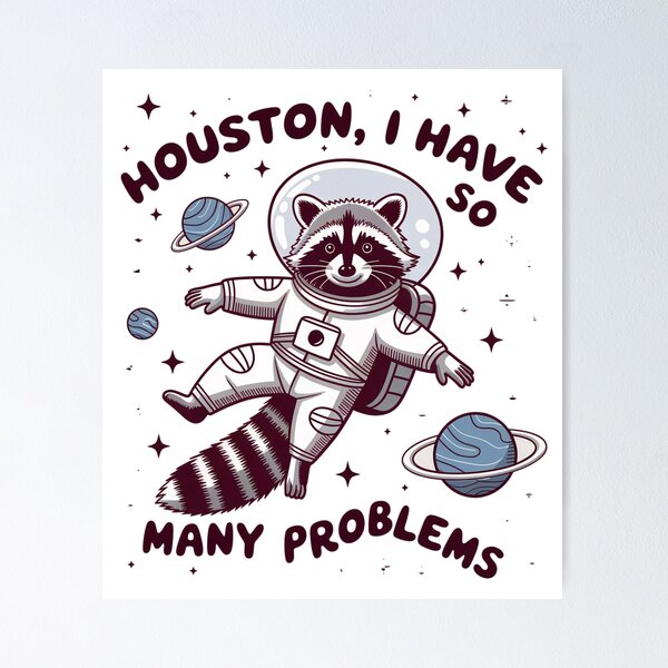 Item preview, Houston | Astronaut | Space  designed and sold by Jcat7.