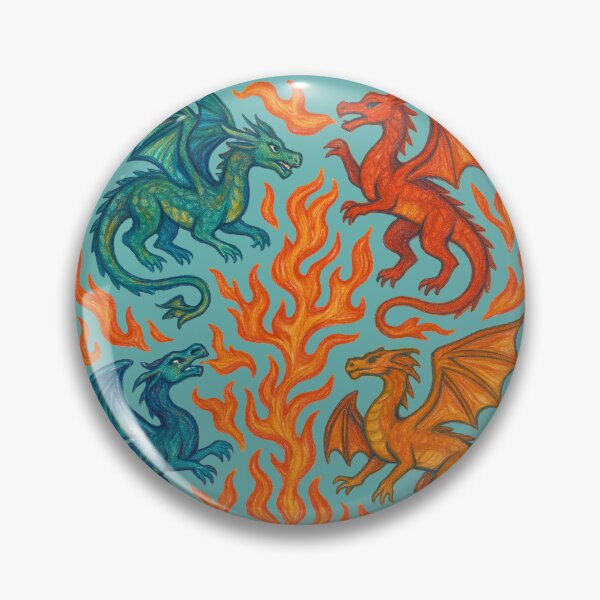 Item preview, Firey Dragons Fantasy designed and sold by FrictionMaxxing.