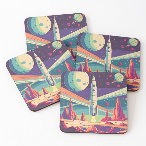 Item preview, Space | Rocket | Retro designed and sold by Jcat7.