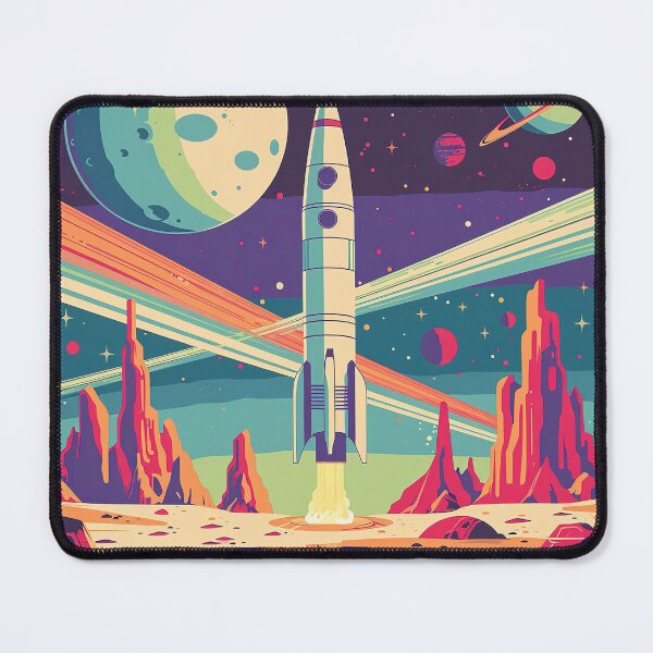 Item preview, Space | Rocket | Retro designed and sold by Jcat7.