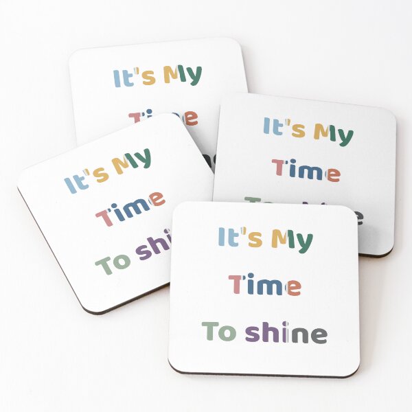 Item preview, It’s My Time To Shine – Positive Confidence Quote designed and sold by P&B Digital Art.